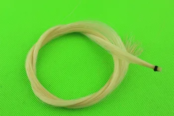 12 hanks bielom Koni Chvost Vlasy Husle luky vlasy mongolský Kôň vysokej kvality