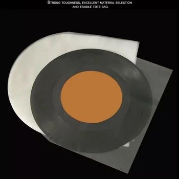 12 palcový Vinyl Protecter LP Nahrávanie Plastové Tašky Anti-Statický Záznam Rukávy Vonkajšie, Vnútorné Plastové Jasné Kryt Kontajnera 50PCS