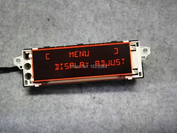 (12 pin) Originálne Červená Obrazovka Monitora podpora USB, aux Displej pre citroen C4, Peugeot 307 408 auto