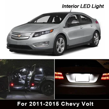 12 X LED Osvetlenie Interiéru Balík Kit Pre 2011-Chevrolet Volt Mapu Dome batožinového priestoru Zrkadlo na líčenie špz svetlo