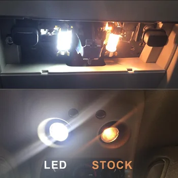 12 X LED Osvetlenie Interiéru Balík Kit Pre 2011-Chevrolet Volt Mapu Dome batožinového priestoru Zrkadlo na líčenie špz svetlo