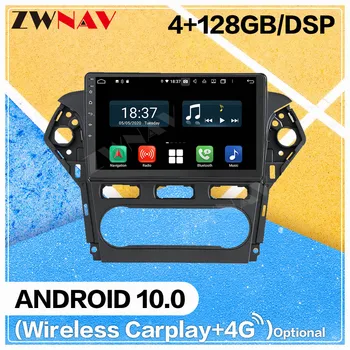 128GB Carplay Android 10.0 obrazovke Auto DVD Prehrávač pre Ford Mondeo 2007 2008 2009 2010 GPS Navi Auto Audio Rádio Stereo Hlava jednotky