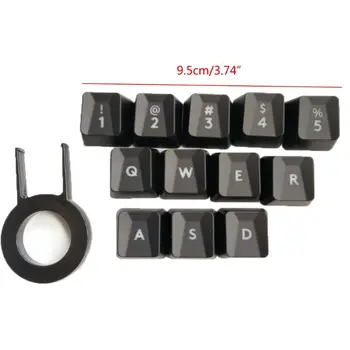 12Pcs Bump Klávesnice Keycaps pre logitech G413 G910 G810 G310 G613 K840 Romer-G Prepínač Mechanické Klávesnice s podsvietením Keycap