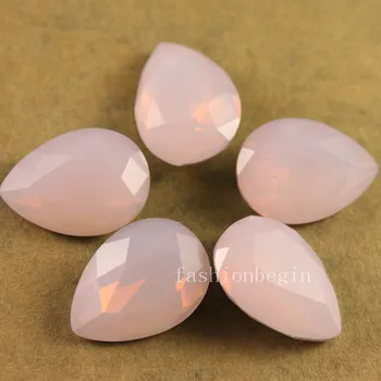 12pcs crystal poukázal späť kamienkami biela/zelená/ružová opal krištáľové sklo Kamienkami kamene, perly Multi veľkosť
