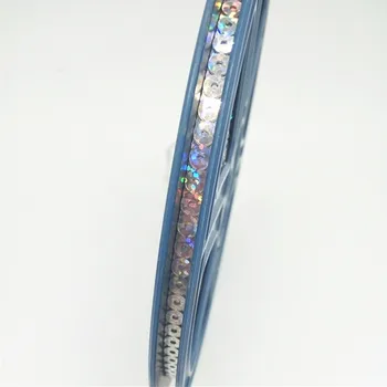12pcs Dĺžka 95meters PET flitrami mnohých farieb posiať sequin valcoch CD s 5 mm Lesk flitrami na vyšívanie