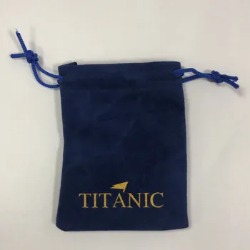 12pcs/veľa 7.5cmx10cm Náhrdelník Titanic Velvet Tašky Darčekové Tašky, Šperky, Skladovanie Tašky Dropshipping / Veľkoobchod
