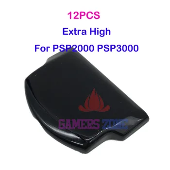 12PCS Čierna Biela Rozšírené Extra Vysoké Batérie Zadný Kryt puzdro Pre Sony PSP 3000 2000 Batérie Dvere