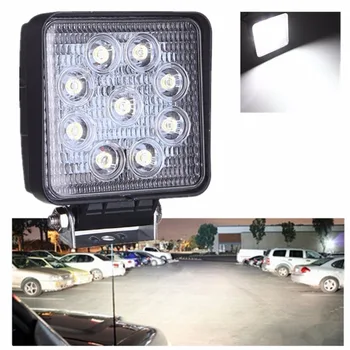 12V 27W Spot LED Auto Pracovné Svetlo Bar Traktor Svetlá Vozidlo Svetlomety 27W LED Auto Foglight LED Off-road Pre SUV, Jeep ATV
