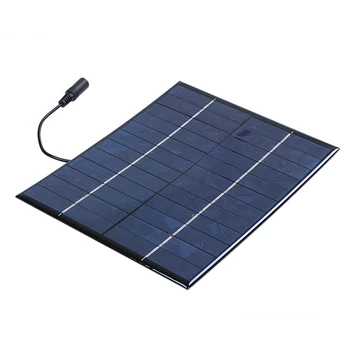 12V 5.2 W Mini Solárny Panel Polykryštalických Solárnych Buniek Kremíka Epoxidové DIY Solar Modul Systému Nabíjačka + DC výstup