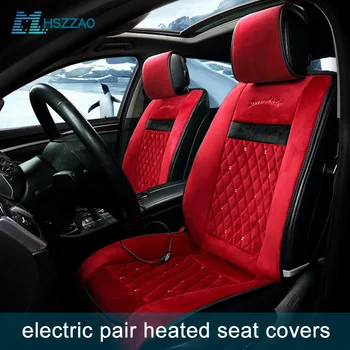 12V Luxusné značky elektrické pár vyhrievané sedadlo zahŕňa zime auto sedáku kúrenie udržať v teple sedáky vhodné Pre väčšinu automobilov