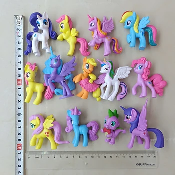 13 Ks Môj Malý Jednorožec Hračka Údaje Zemi poníky Pegasus Alicorn Spike anime obrázok Pinkie Pie akcie obrázok deti hračky