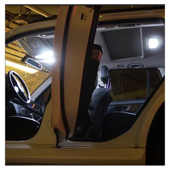 13pcs Biela, Canbus Žiarovky Auto Interiérové LED Svetla Kit vhodný Na Jeep Liberty 2004-2010 2011 2012 Mapu Dome Dvere batožinového priestoru Licencia Lampa