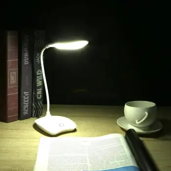 14 LED, 3 Režim Nastaviteľné Svetla na Čítanie, Uhol Flexibilné Stolný Stolná Lampa s Klip Home Office Škola Dotyk Stolná Lampa Nočné Svetlo