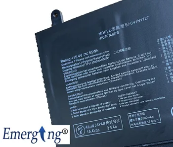 15.4 V 55Wh Pôvodný Nový Notebook Batérie C41N1727 pre ASUS ROG Zephyrus GM501 C41N1727 GM501GM GM501GS