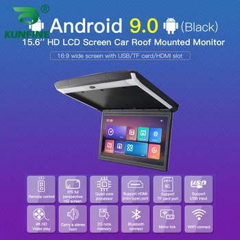 15.6 palcový Displej digitálny displej Android 9.0 Auto Strechy Monitor LCD sklopenie Obrazovky Režijné Multimediálne Video Strop Strechy mount