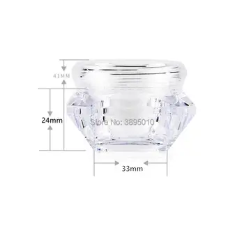 15 g diamond tvar krém fľaše,kozmetické kontajner,,krém na jar,Kozmetické Jar,Kozmetické Balenia F638