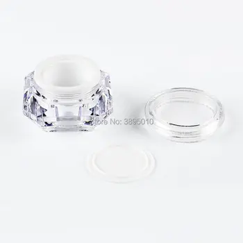 15 g diamond tvar krém fľaše,kozmetické kontajner,,krém na jar,Kozmetické Jar,Kozmetické Balenia F638