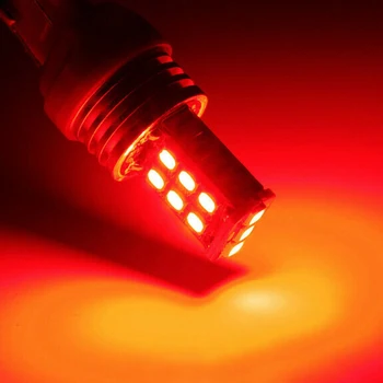 15-Červená LED Blesk/Bliká Bliká Lampy Honda Accord Brzdy zadné Svetlo 12V Červená LED Brzdové Svetlo zadné Svetlá Náhradné Žiarovky