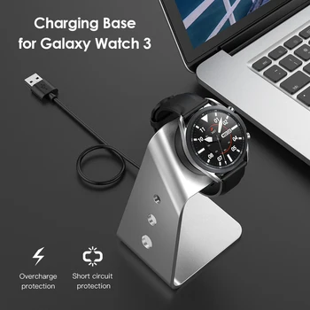 150 cm Smartwatch Nabíjací Stojan Hliníkovej Zliatiny Nabíjací Držiak Stanica pre Samsung Galaxy Sledujte 3 45mm 41mm Aktívny 2 1 40 mm 44 mm