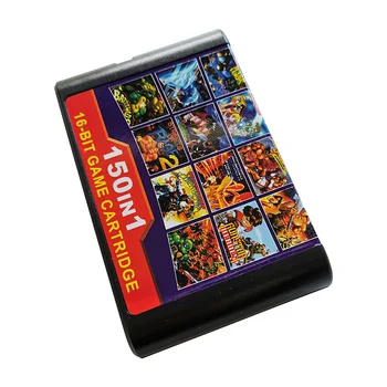 150 v 1 Hre, Kazety 16 bit Hra Karty pre Sega Mega Drive Genesis Konzoly