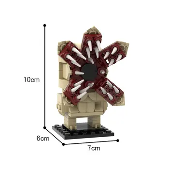 158pcs Mini Muž-jesť Monster DIY Stavebné Bloky Brickheadz Obrázok MOC Tehly Zbierku Deti Vzdelávacie Hračka Detí, Darček