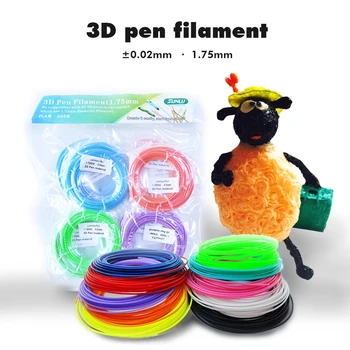 15m CHKO 3D Pero Vlákna 1.75 mm 26 Farby, Bez Bublina 3D Kreslenie Perom Vlákna Pre Deti Preskúmať Tvorba Gadget Náhodné Farby