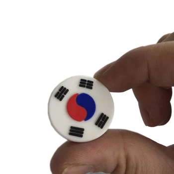 15pcs Južná Kórea Národné vlajky tenis raketa vibrácie oneskorenie/s raketou tenis klapky