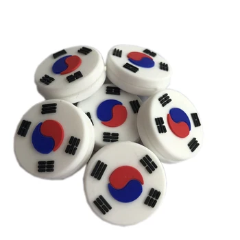 15pcs Južná Kórea Národné vlajky tenis raketa vibrácie oneskorenie/s raketou tenis klapky