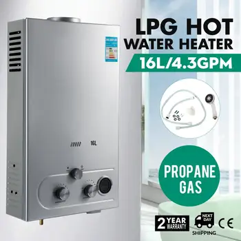 16 L LPG plynové prietokové vody ohrievač vody kotla kotol, ohrievač teplej vody ohrievač vody