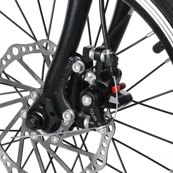 16 palec Skladací Ultra-ľahký bicykel s Premenlivou Rýchlosťou Dual Brake Skladací Bicykel Non-slip Stabilné Cestný Bicykel pre Dospelých, Deti