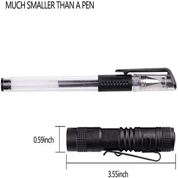 1600LM Medical Mini Prenosné Penlight O5 Vrecku LED Baterka Malé Penholder Pochodeň Vodotesný LED pre Auto Maintance Vonkajšie