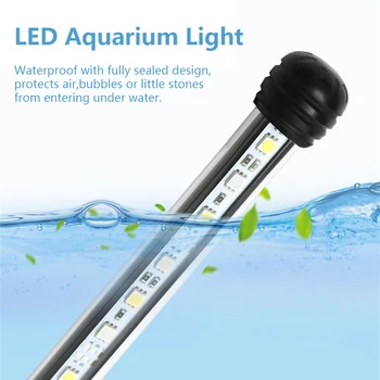 18-135 cm Svietidlo pre Akvárium Rybárske LED Osvetlenie Na akvárium Lampa Vodné Dekor EÚ
