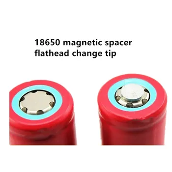 18650 tesnenie ploché tip stáva magnetom kusov magnetické baterka batérie dištančné Rôznych hrúbkach