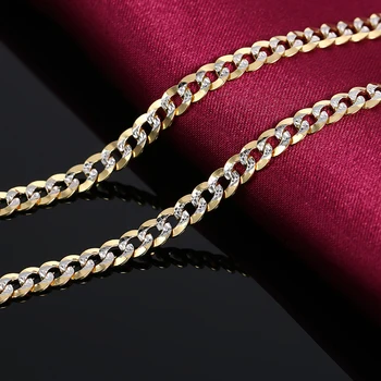 18K Čistého Zlata Náhrdelník Reálne AU 750 Masívneho Zlata Reťazca Mužov to Jednoduché Luxusnej Módnej Klasické Strany Jemné Šperky Hot Predaj Nových 2020