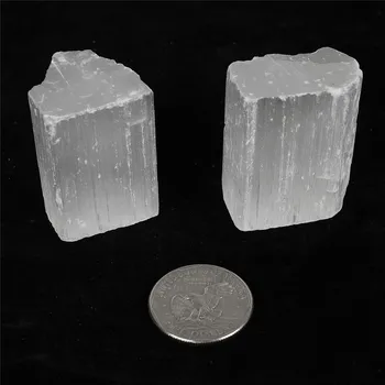 1box Prírodné Selenite Kamene Čakra Kamene Energy Healing Surovín, Minerály, Kryštály Vzor Domova