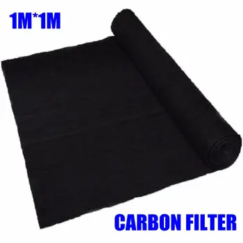 1m*1m Hrúbka 3 mm, klimatizácia, Handričkou uhlím HEPA Čistička Pre Filter Vzťahuje Textílie List Pad