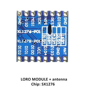 1p 868MHz super nízky výkon RF LoRa modul SX1276 čip diaľkovej komunikácie Prijímač a Vysielač SPI internet vecí s anténou