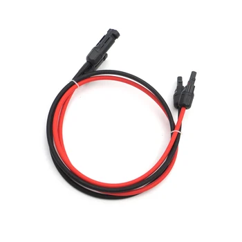 1pair X 10 m 5m 3m 2m 1m 6mm2 10AWG PV Konektor Rozšírenie Pripojenie pobočky black paralelné Série 1 meter predĺžiť kábel