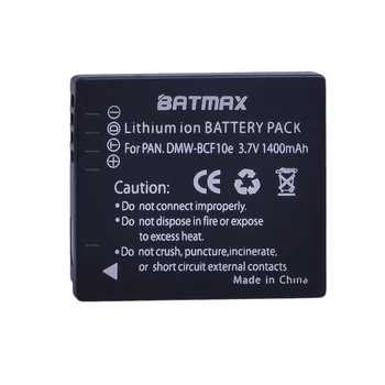 1Pc 1400mAh DMW-BCF10E DMW BCF10E DMWBCF10E Batérie + LCD USB Nabíjačka pre Panasonic Lumix DMW-BCF10E CGA-S/106B, DMC-F2, F3