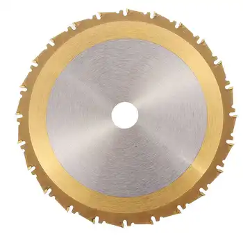 1PC 24T 210mm TCT Circular Saw Blade Modré alebo Titánu alebo Bronz Náter Dreva Rezanie Disk Nástroje Trvanlivé