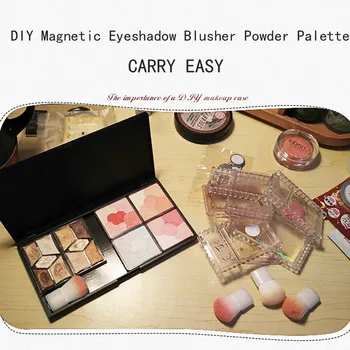 1pc 6.5*3.54*0.51 v prázdnom Magnetické palety očných tieňov blusher rúž cestovné make-up nástroje DIY mládež dievčatá Krásu darčeková kozmetika