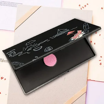1pc 6.5*3.54*0.51 v prázdnom Magnetické palety očných tieňov blusher rúž cestovné make-up nástroje DIY mládež dievčatá Krásu darčeková kozmetika