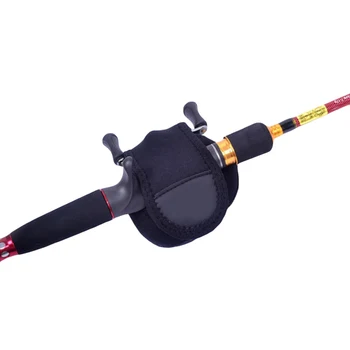 1Pc Prenosné Black Spinning Fishing Cievky Vaku Ochranné puzdro Multi-Purpose Držiteľ Puzdro Rybárske Tašky