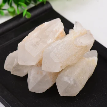 1PC Prírodná Biela Jasný Kremeň Prútik Liečenie Reiki Crystal Pôvodné Kostrové Crystal Bod, Vzor Domova Minerales