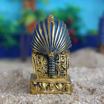 1pc Živice Faraón Kráľ Suché Mŕtvola Maska Socha Starovekého Egypta Múmiový Figúrka Domova Miniatúrny Model Domáce Dekorácie LYY9176