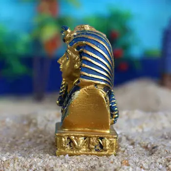 1pc Živice Faraón Kráľ Suché Mŕtvola Maska Socha Starovekého Egypta Múmiový Figúrka Domova Miniatúrny Model Domáce Dekorácie LYY9176