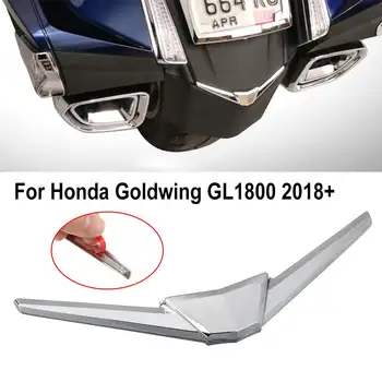 1Pcs ABS Chrome Motocykel Zadný Blatník Pre Tip Výbava puzdro Nálepka Pre Honda GL1800 Goldwing GL 1800 Od roku 2018+