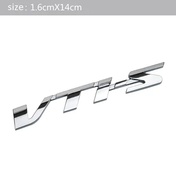 1Pcs Auto 3D Kovov Nálepky VTI-S Znak Loga Odznak Auto Dekorácie Nášivka Vhodné pre Honda Civic Dohodou Spirior CRV Odysea