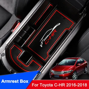 1PCS Auto Príslušenstvo Toyota C-H CHR 2016 2017 2018 Auto Opierke Úložný Box stredovej Konzoly Organizátor Kontajner, Držiak na Okno