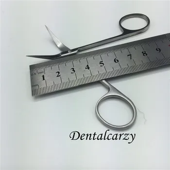 1PCS Nehrdzavejúcej ocele, jemné nožnice Septum nožnice Kozmetické nos plastickej chirurgie nástroja nástroje